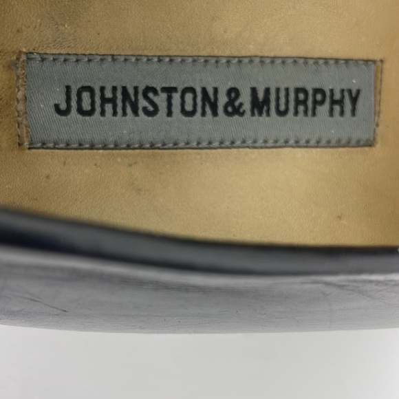 Johnston & Murphy Black Leather Tassel Loafers Size 11M main image 5